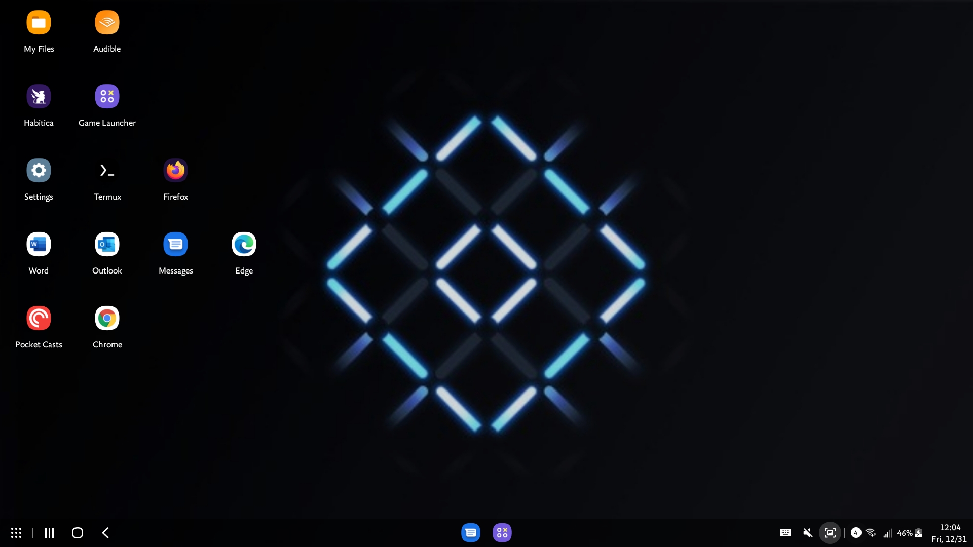 A screenshot of my current Dex desktop.